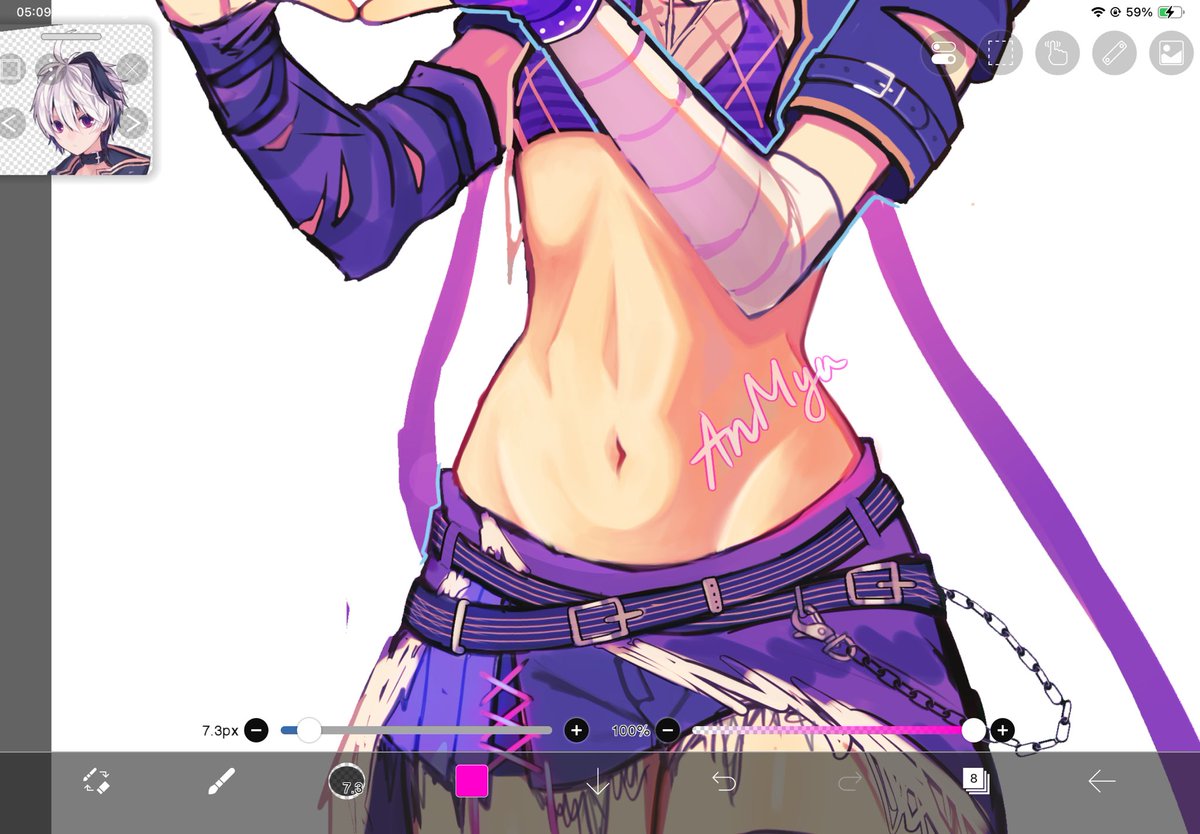 AnMyu1225's tweet image. I always thought no one could mistake flower in my painting is a male, then someone asked did I was drawing a femboi. My confidence just crumbled 😂 it was so embarrassing. I'll try to draw her as feminine as I like
Wip art event for v flower in my country