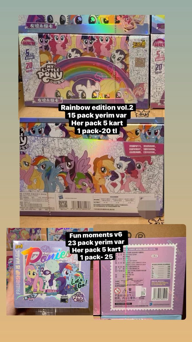 orionsixs's tweet photo. mlp kayou cards go 2.0 !!

• Bütün infoları tvitte verdim 
• Ödeme haftaya olacak
• Claim atarken set belirtin
• Her iki setinde dolması gerek 

@mlpselltradetr https://t.co/p5Z9uifAws
