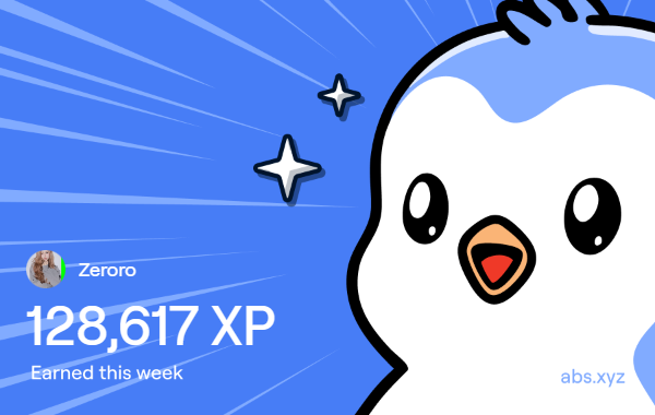 zeroish11's tweet photo. I just earned 128,617 XP on @AbstractChain! 🎉 

Moodydrops : +100 daily   
TollanUniverse : 100k STAMPS   
MOG : 1k marbles   
Cosmo : Buy 25 items    
Upvote :  Bonus 48 Day 
PENGU : Holding 88,888 
NTF : Lil Pudgy, Tollan Universe https://t.co/cI4ncQmX6A