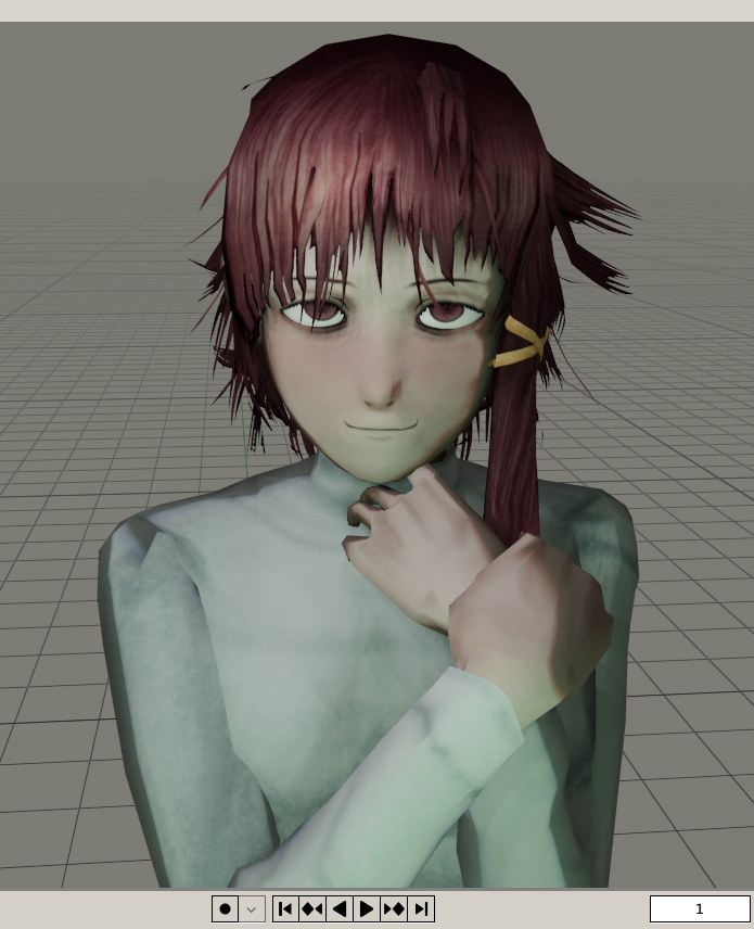 DDosogy's tweet photo. psx lain model is my fav though I think she's so cat like...... https://t.co/vALAgQcv0I