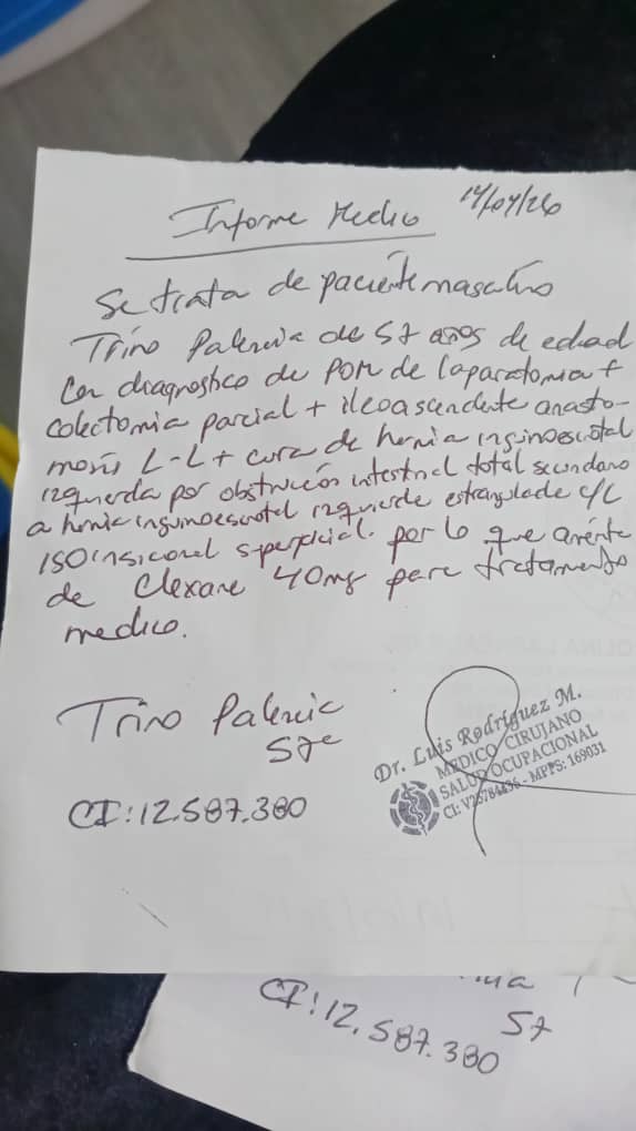 Se necesita Clexane amp en calidad de DONACIÓN para paciente recién operado que se encuentra en el 5to piso del Hospital de #Coro y no cuenta con los recursos 🙏 nombre Dios
#ServicioPúblico #Ayuda