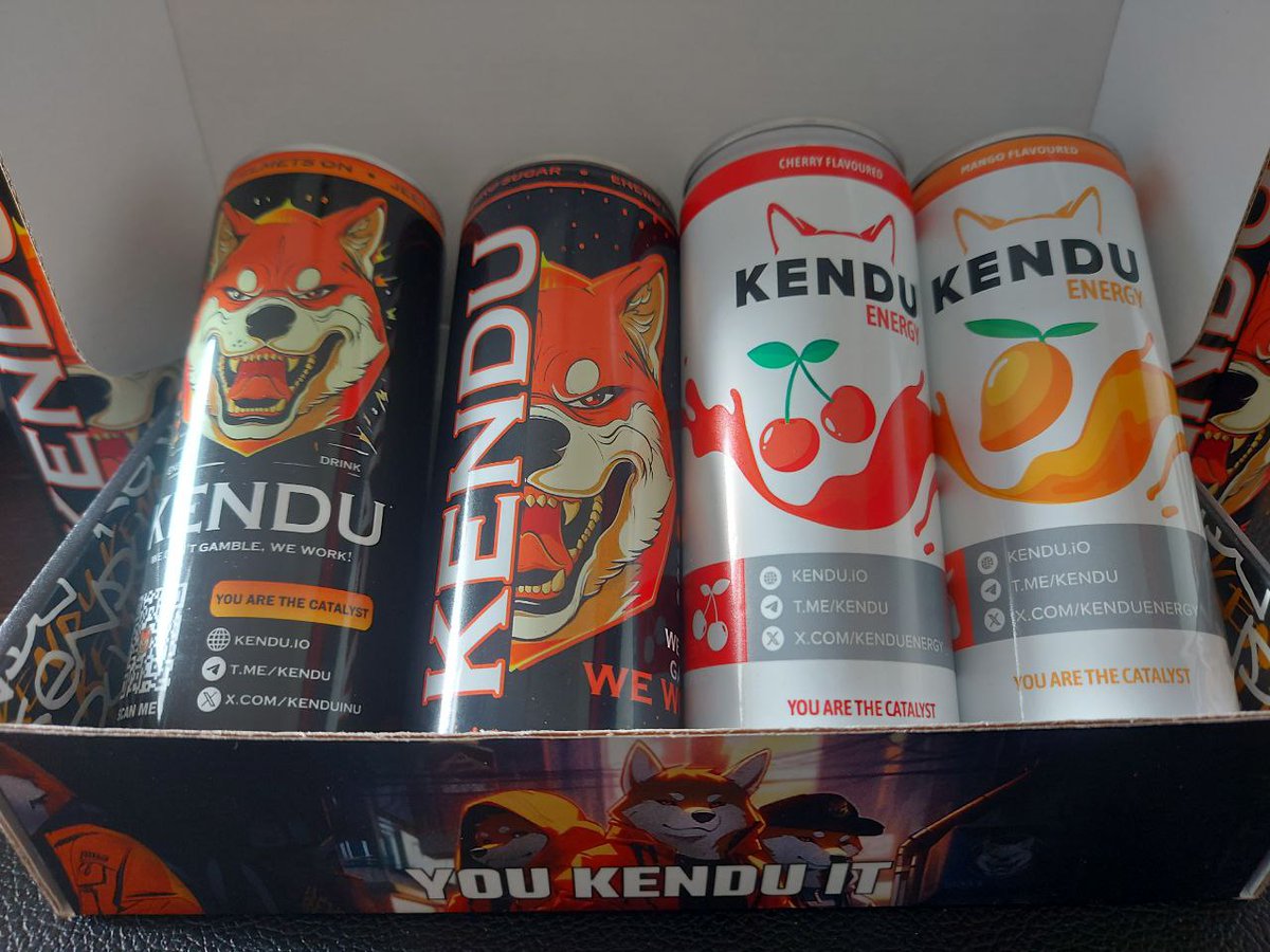 Kendu has over 25 IRL community led initiatives from energy drinks to coffee to spices to shoes...
But today I am here to talk about Kendu Energy

I have tried both original and cherry, with my favourite being cherry.

However

What is your favourite Kendu Energy Flavour?