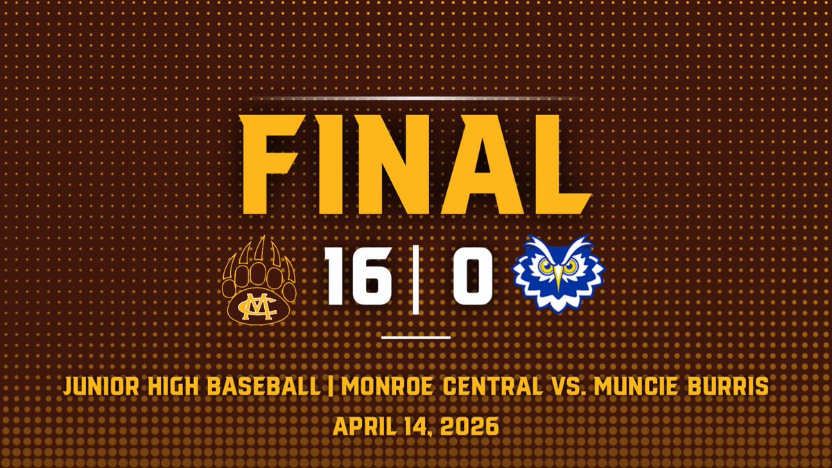 Monroe Central Golden Bears tweet media