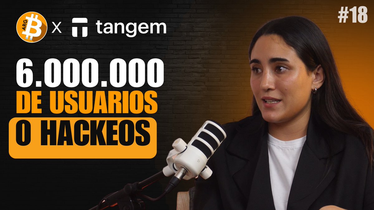 Nuevo episodio disponible en nuestro YouTube. 

Esta vez, con <a href="/Tangem/">Tangem</a> 🔒

W/ <a href="/BitcoinArgOK/">Bitcoin Argentina</a>