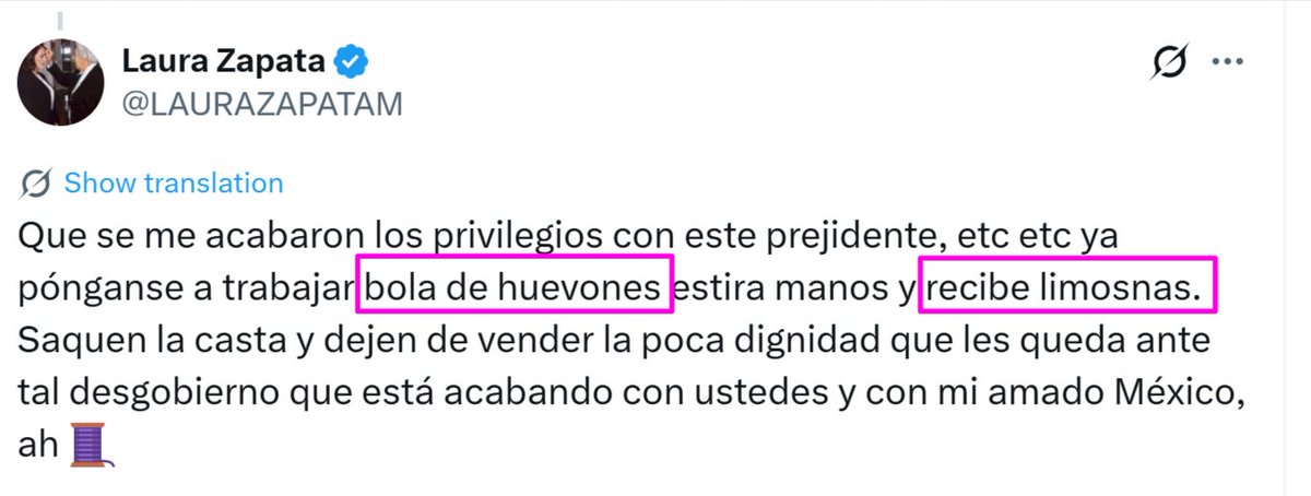 ¿"COCHUPOS" y "LIMOSNAS"? 
🤔 Así llamaba <a href="/LAURAZAPATAM/">Laura Zapata</a> a las Pensiones del Bienestar... ¡pero qué creen! 
😱 Se revela que la actriz ya cobra puntualmente su propia "LIMOSNA"
😆La incongruencia en su máxima expresión. 🎭💸
#LauraZapata  #DobleMoral
youtu.be/N1pX3XnYyjU