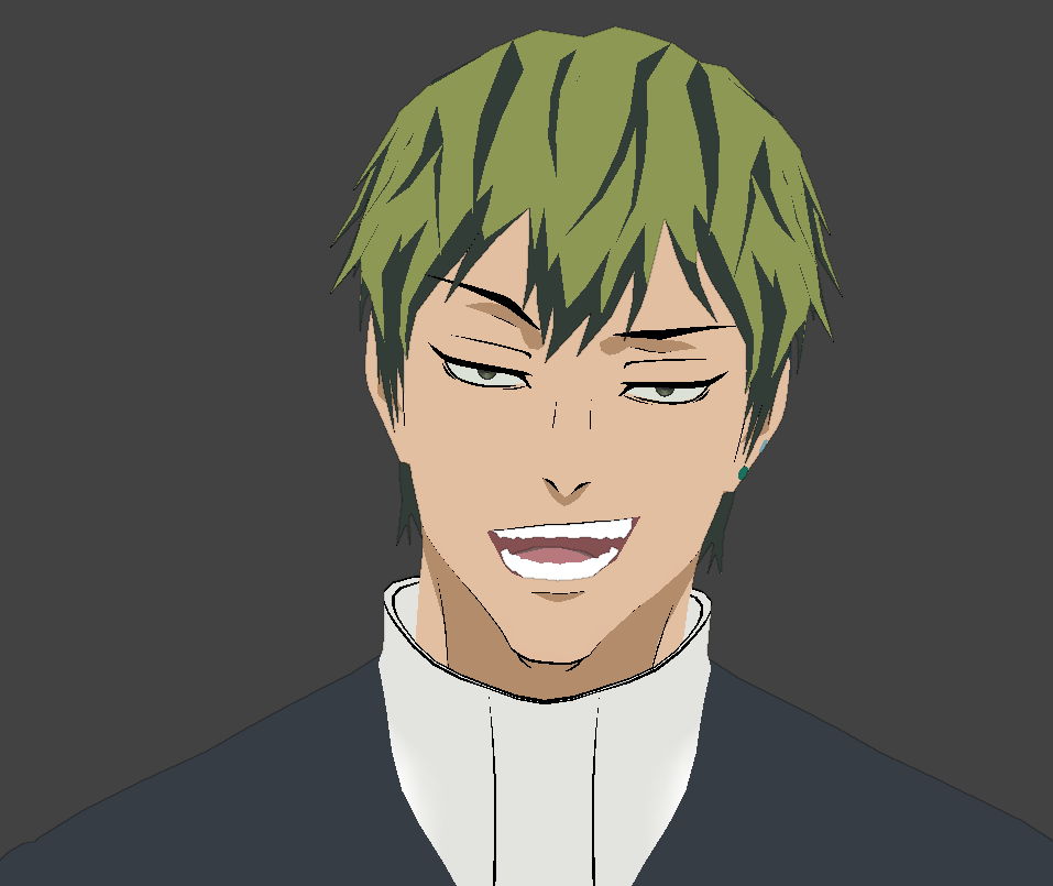 DevYGLY's tweet photo. "Don't you have a human heart?!" (First time using custom shapes on a rig😙👍) I used Shape Keys for the eye expressions #jjk #roblox #robloxdev #3dart #呪術廻戦 #jujutsukaisen #zenin #3dmodel https://t.co/YOy0zdQdy7