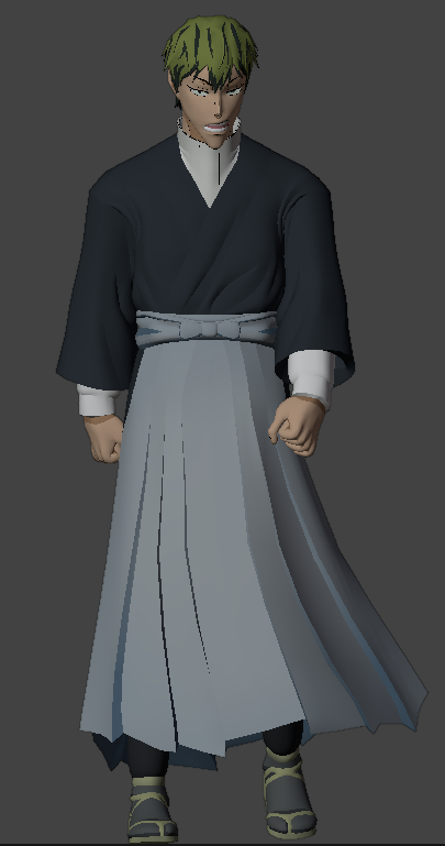 DevYGLY's tweet photo. "Don't you have a human heart?!" (First time using custom shapes on a rig😙👍) I used Shape Keys for the eye expressions #jjk #roblox #robloxdev #3dart #呪術廻戦 #jujutsukaisen #zenin #3dmodel https://t.co/YOy0zdQdy7