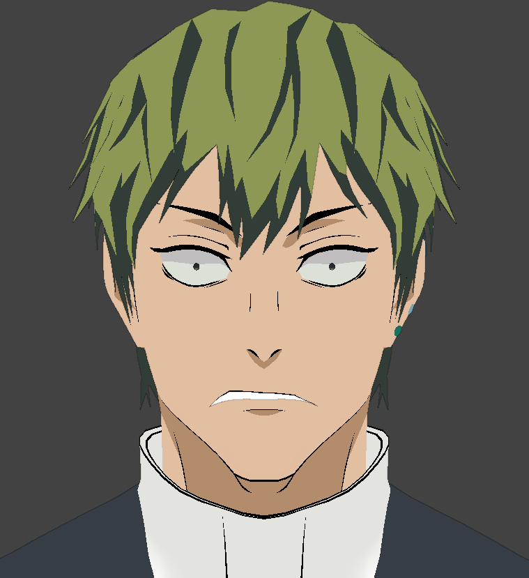 DevYGLY's tweet photo. "Don't you have a human heart?!" (First time using custom shapes on a rig😙👍) I used Shape Keys for the eye expressions #jjk #roblox #robloxdev #3dart #呪術廻戦 #jujutsukaisen #zenin #3dmodel https://t.co/YOy0zdQdy7