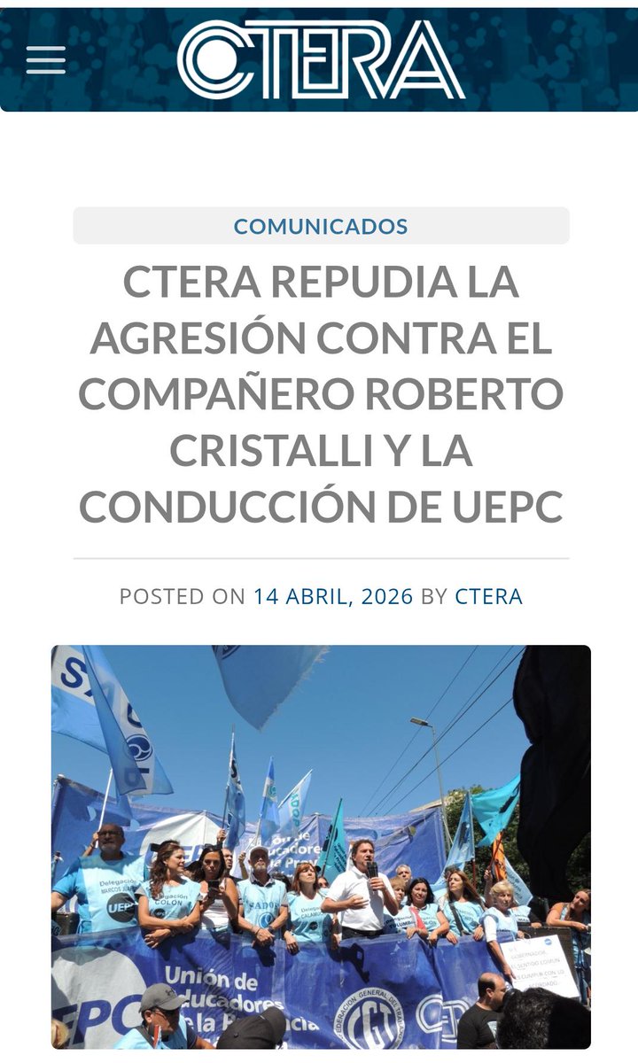 JMonserratUEPC's tweet photo. Comunicado de @cteracta ante los hechos sucedidos hoy: https://t.co/rWabqEqn0b https://t.co/FRwBkFdGlW
