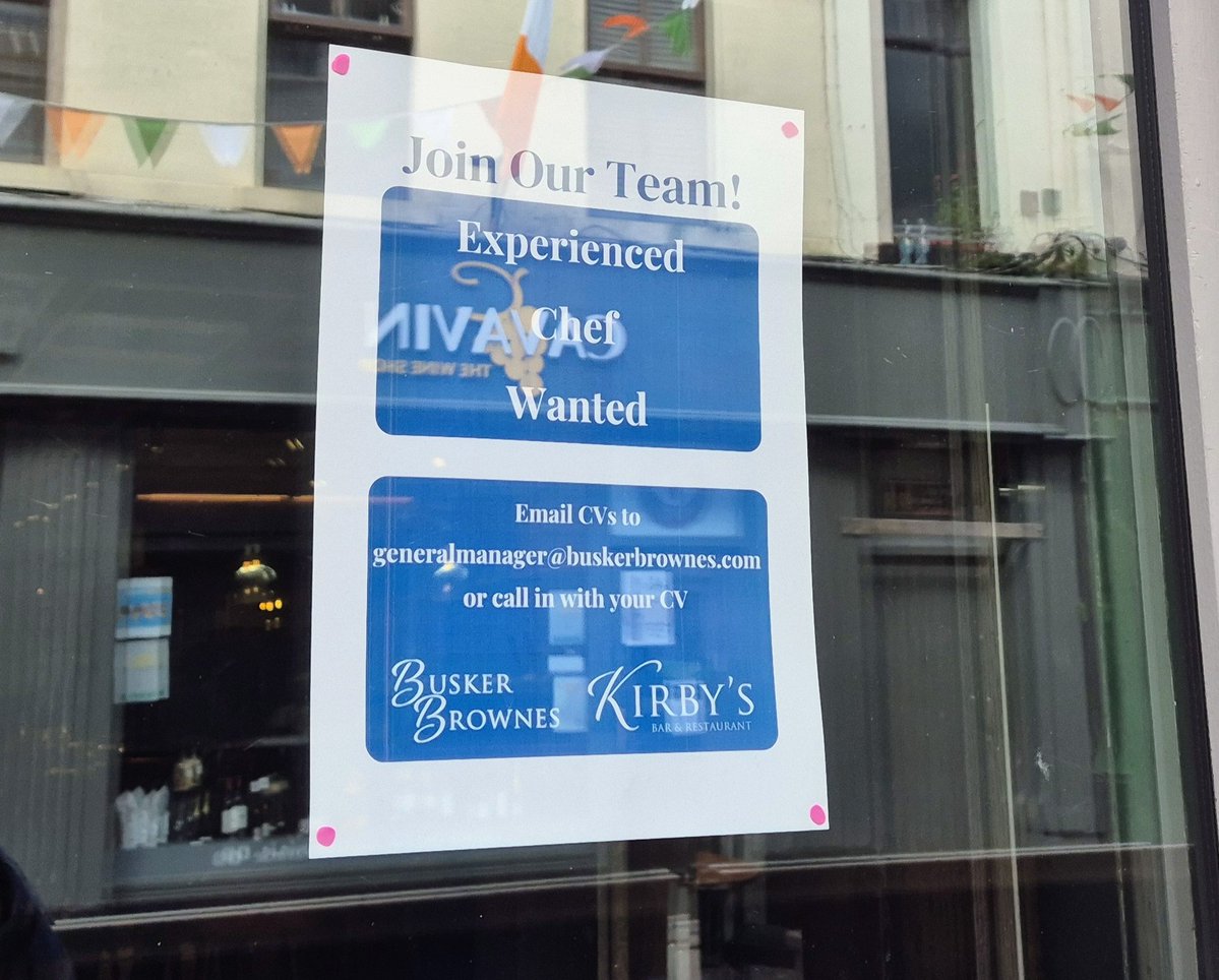 StaffWantedGwy's tweet image. Chef
#jobfairy #staffWanted #Galway #chefJobs 
 galway.staff-wanted.net/2026/04/experi…