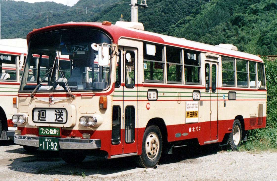 備北バス　岡22か1192  RM90G（78年式）富士ボディ