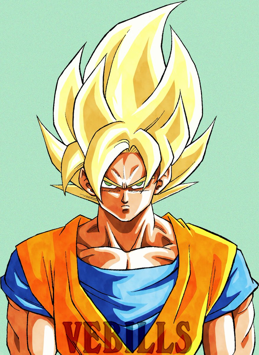 Vebills3's tweet photo. Supa Saiya-jin... Son Goku. https://t.co/IIkhBjSSH2