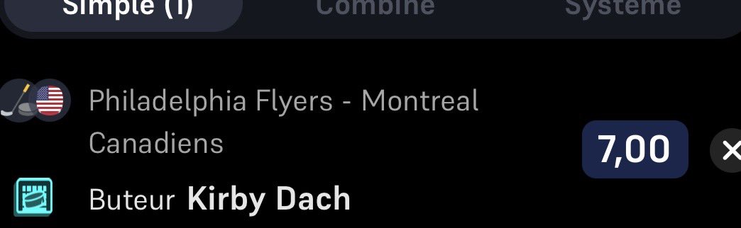 🏒 🩶 si tu suis 🔥 #TeamParieur #bets #NHL