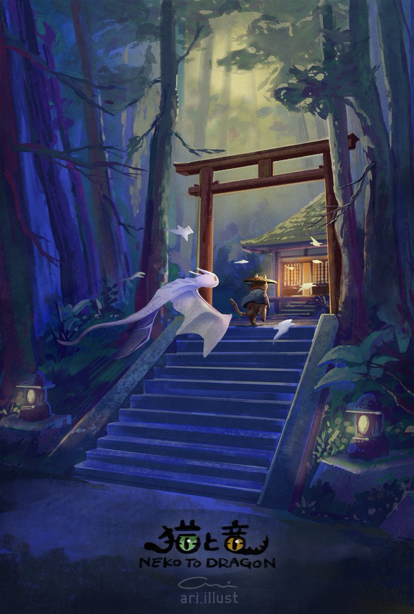 ari︙背景イラストレーター tweet media