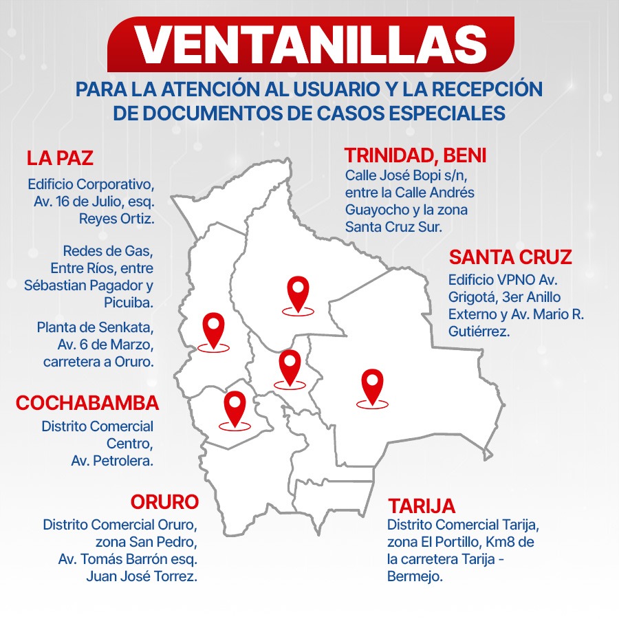 YPFB_corp's tweet image. 💻 ¡SREC: Cumplimos contigo!

Ampliamos el plazo para el registro de reclamos a través del SREC (WhatsApp) y la recepción de carpetas en ventanilla para casos especiales hasta el 15 de mayo de 2026.

¡Registra tu caso siguiendo estos pasos! 👇

#AtenciónEnLínea
#TrancaCero
#YPFB