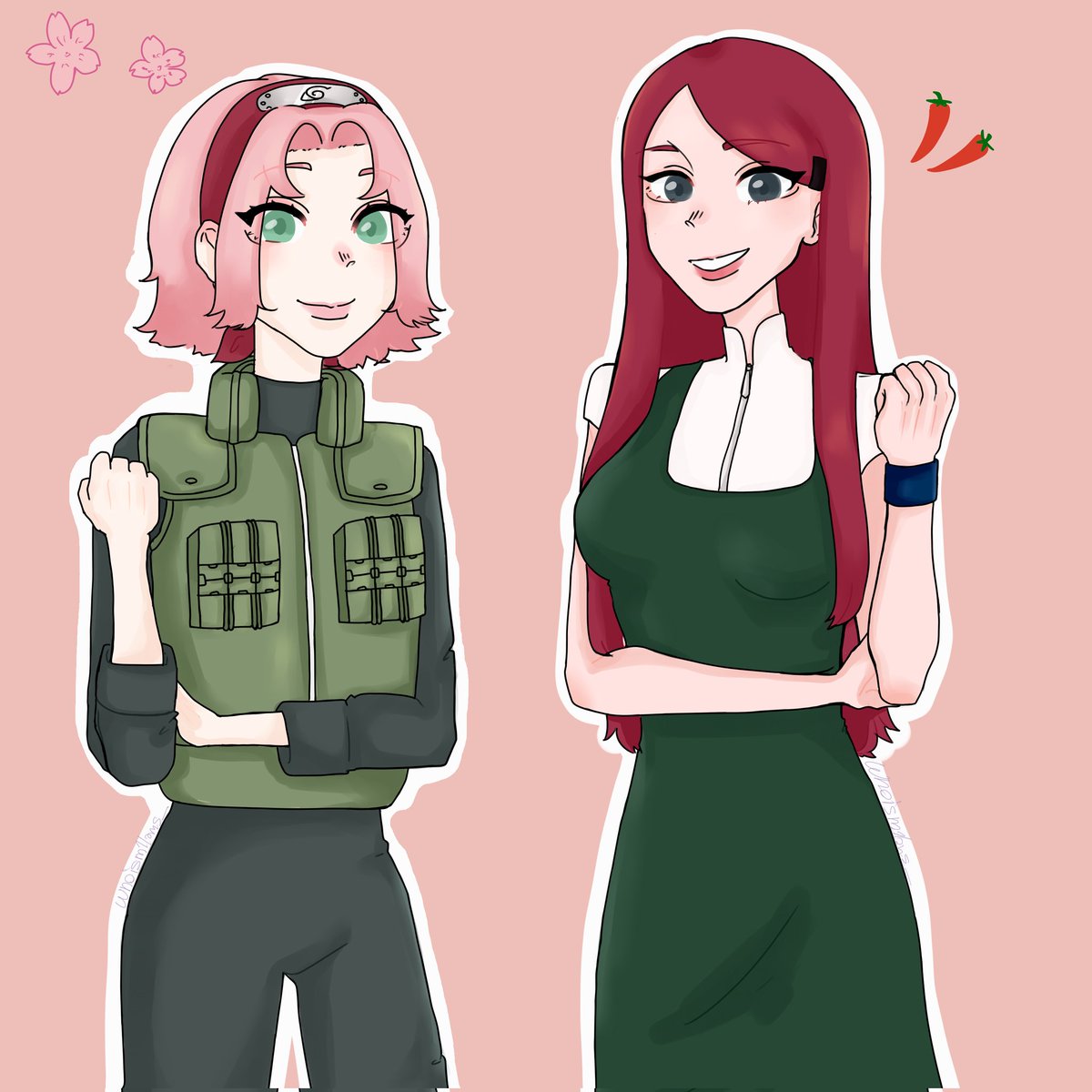 whoismilans's tweet photo. Sakura and Kushina 🌸🌶

#sakuraharuno #kushinauzumaki #NarutoShippūden #fanartㅤㅤㅤㅤ https://t.co/ri491sVObA