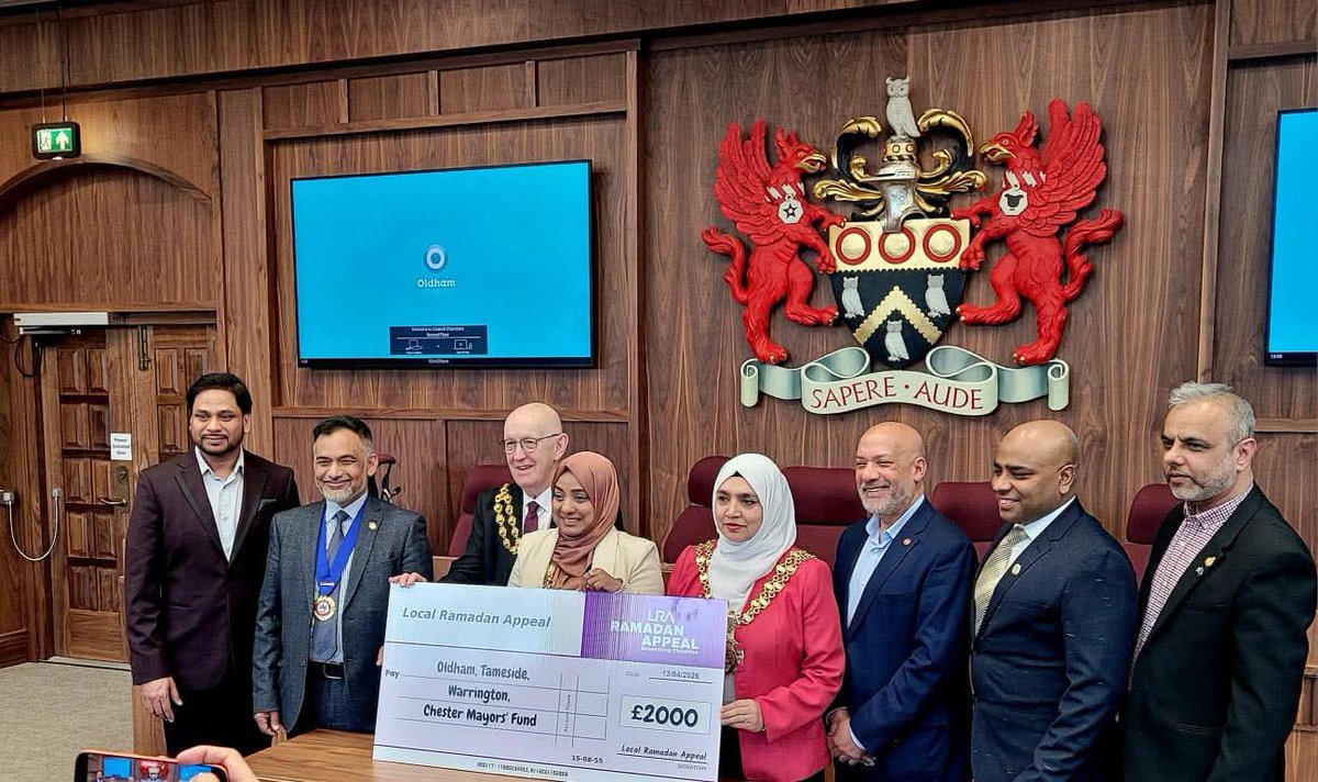 Aminbchy's tweet photo. Grateful 💙 Proud to complete the 100-mile challenge and support communities across Oldham, Tameside, Warrington &amp; Chester. Thank you to everyone who made it possible 🙏 https://t.co/getGK0FUu4