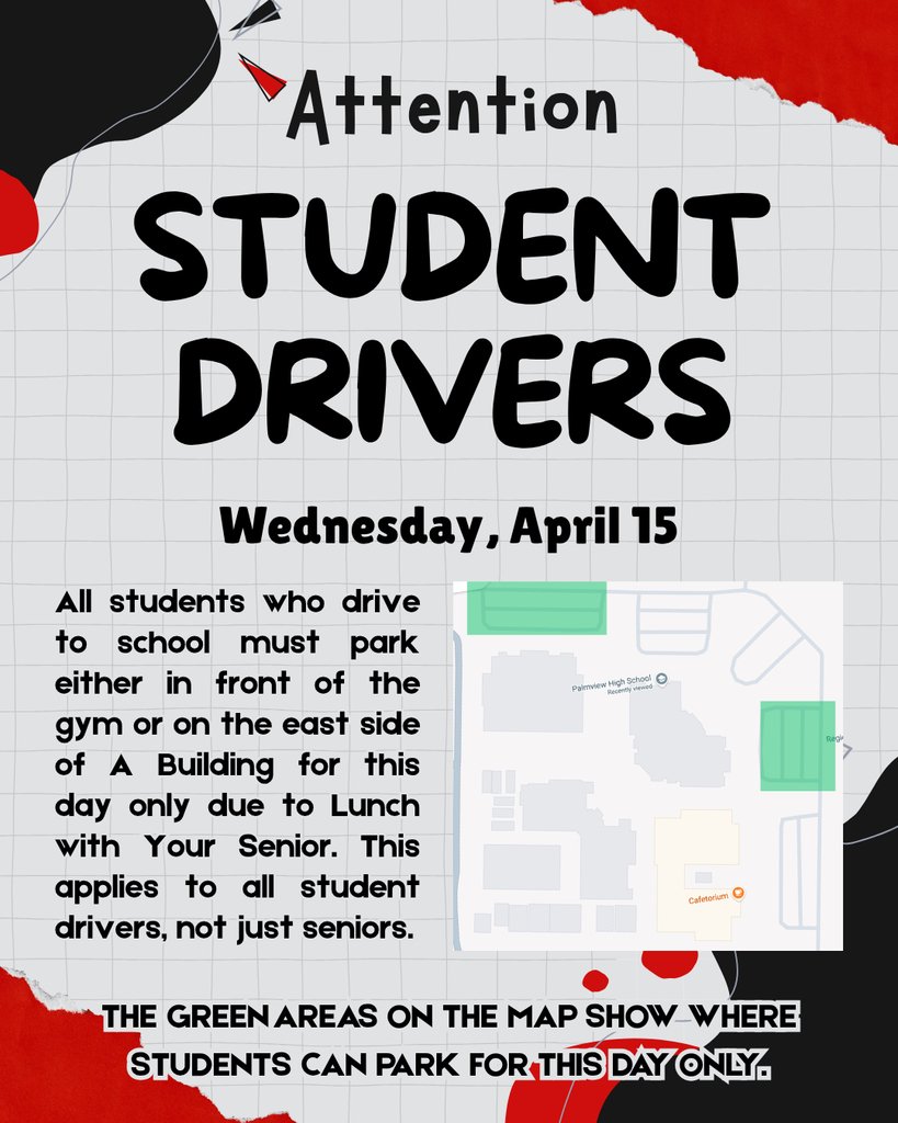 lobo_pride's tweet image. 🎓🍽️ Parents and Seniors, don’t forget!

Our Inaugural Lunch With Your Senior is tomorrow, Wednesday April 15th!

Please note: No purses or bags will be allowed. #PHS #LaJoyaISD
