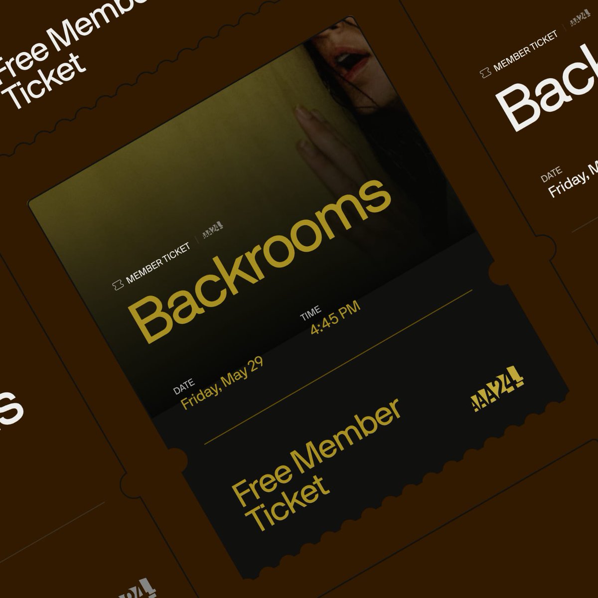 PhantomMidas's tweet image. Going Opening Day! @A24 #kanepixels  #backroomsmovie #amctheaters