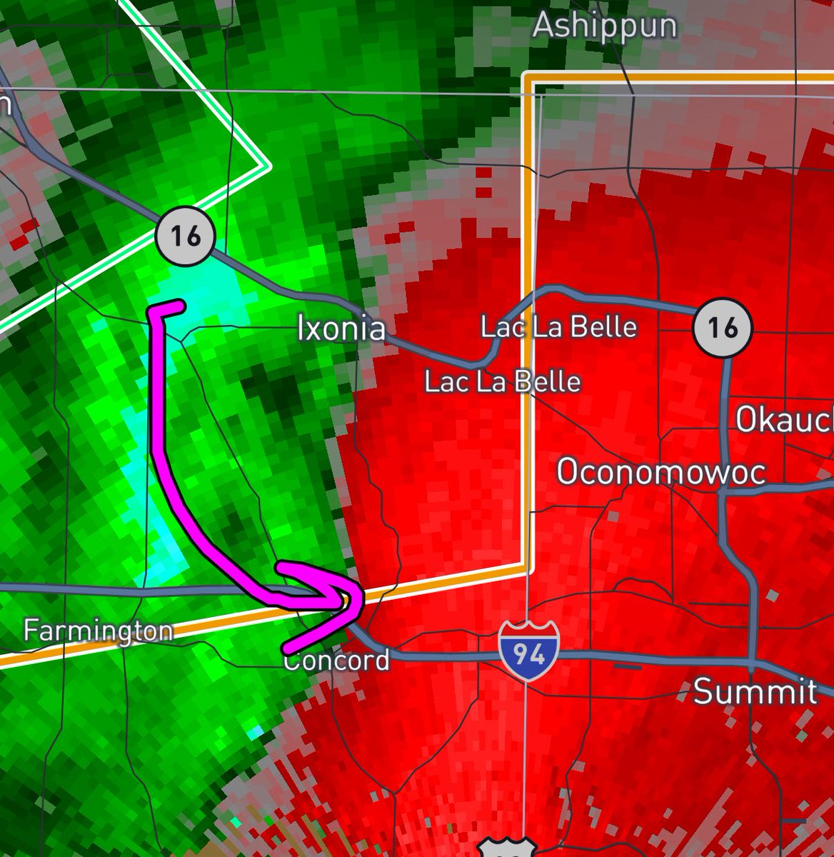 JaydonShawwx's tweet image. With what the Union Center storm just did and how it looked before hand, I am concerned that a similar evolution is *possible*