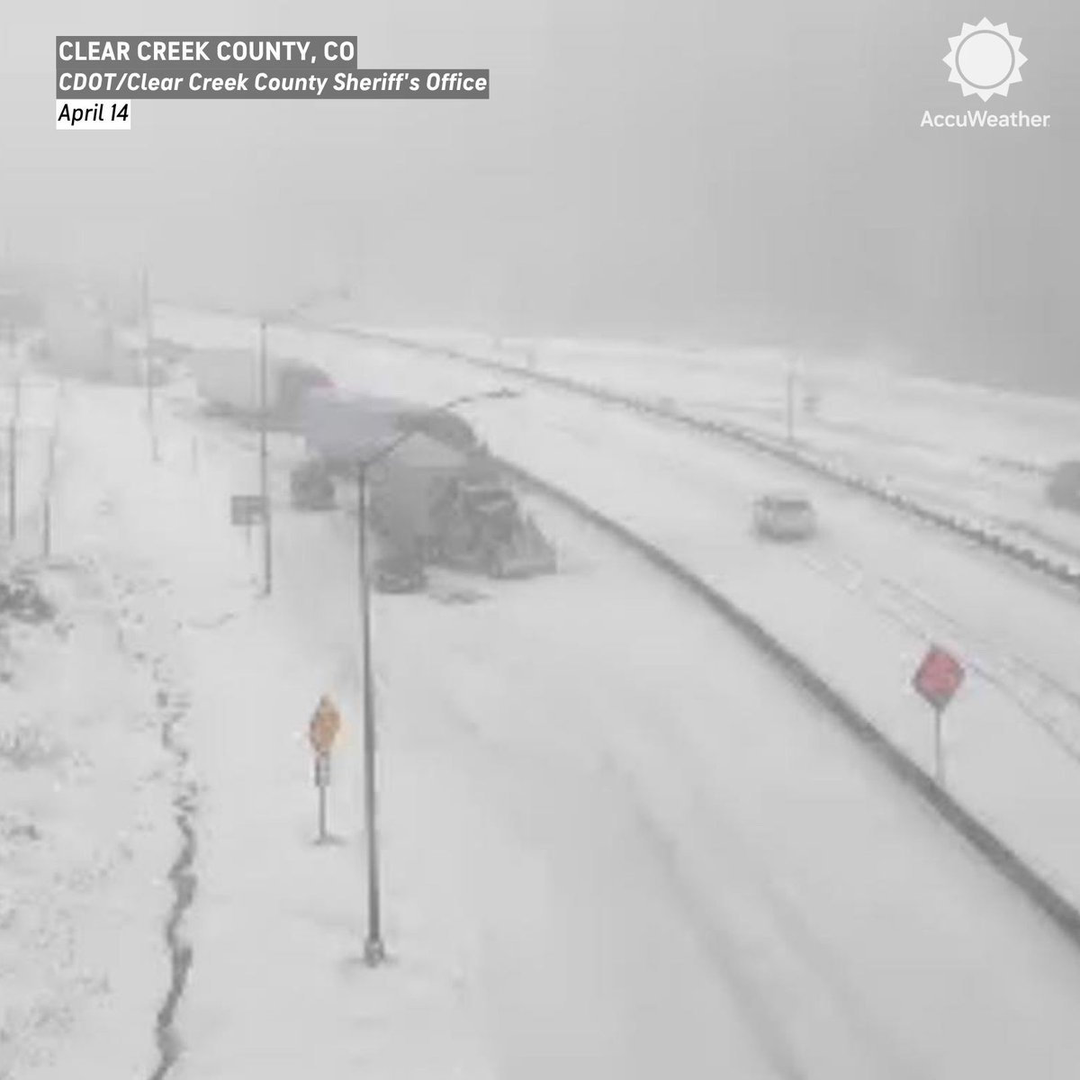 At least 75 vehicles were involved in a crash on I-70 in Colorado near ...