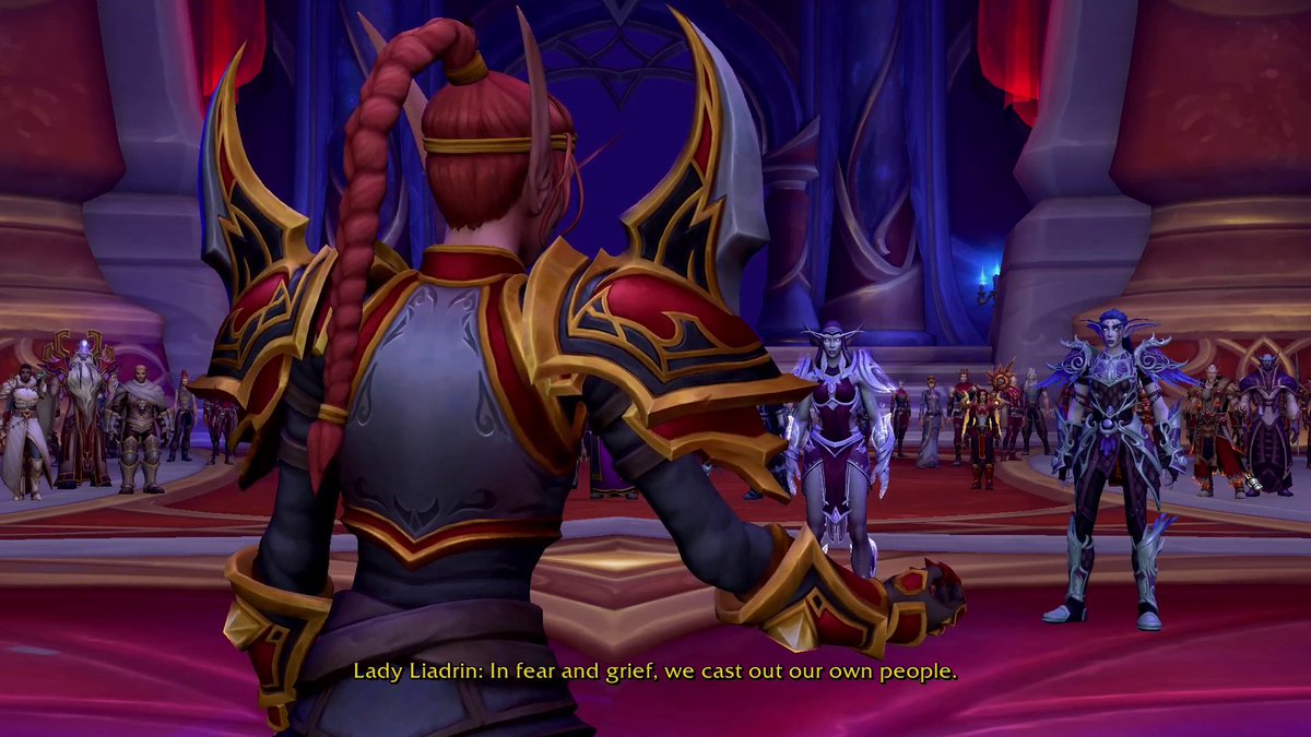 Caleina_Lore's tweet photo. Yes Liadrin, you exiled Alleria aswell to protect your stupid well which in the end didn't work out at all. And she still tried to protect "your" city in Voidstorm
Will you honor her too, when the time comes? https://t.co/mSu3DDZ6bR