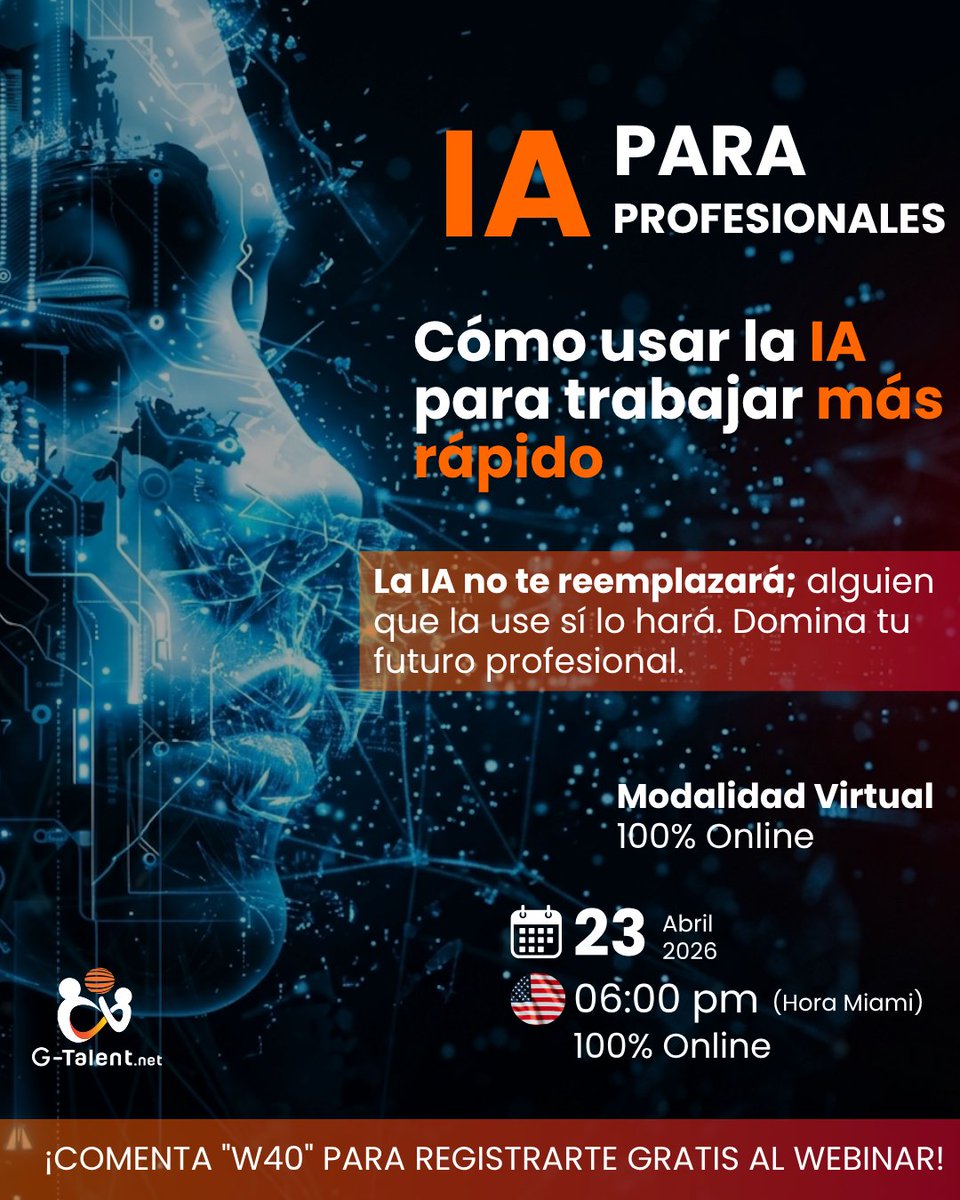 El secreto de los financieros mejor posicionados... 💰

Ya no es un secreto: la IA está transformando las finanzas. ¿Sabes cómo usarla a tu favor o solo estás viendo cómo otros avanzan?

No pierdas tu lugar en esta clase exclusiva.

 Solo escribe W40 aquí abajo y revisa tu DM. 📥