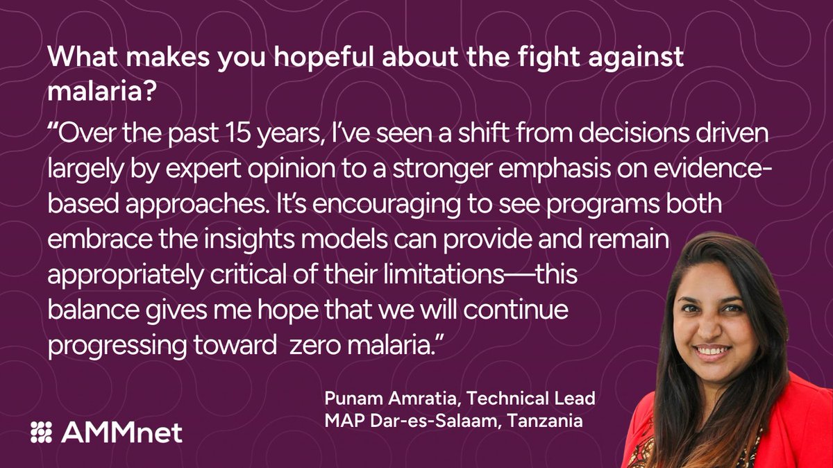 Applied Malaria Modelling network (AMMnet) tweet media
