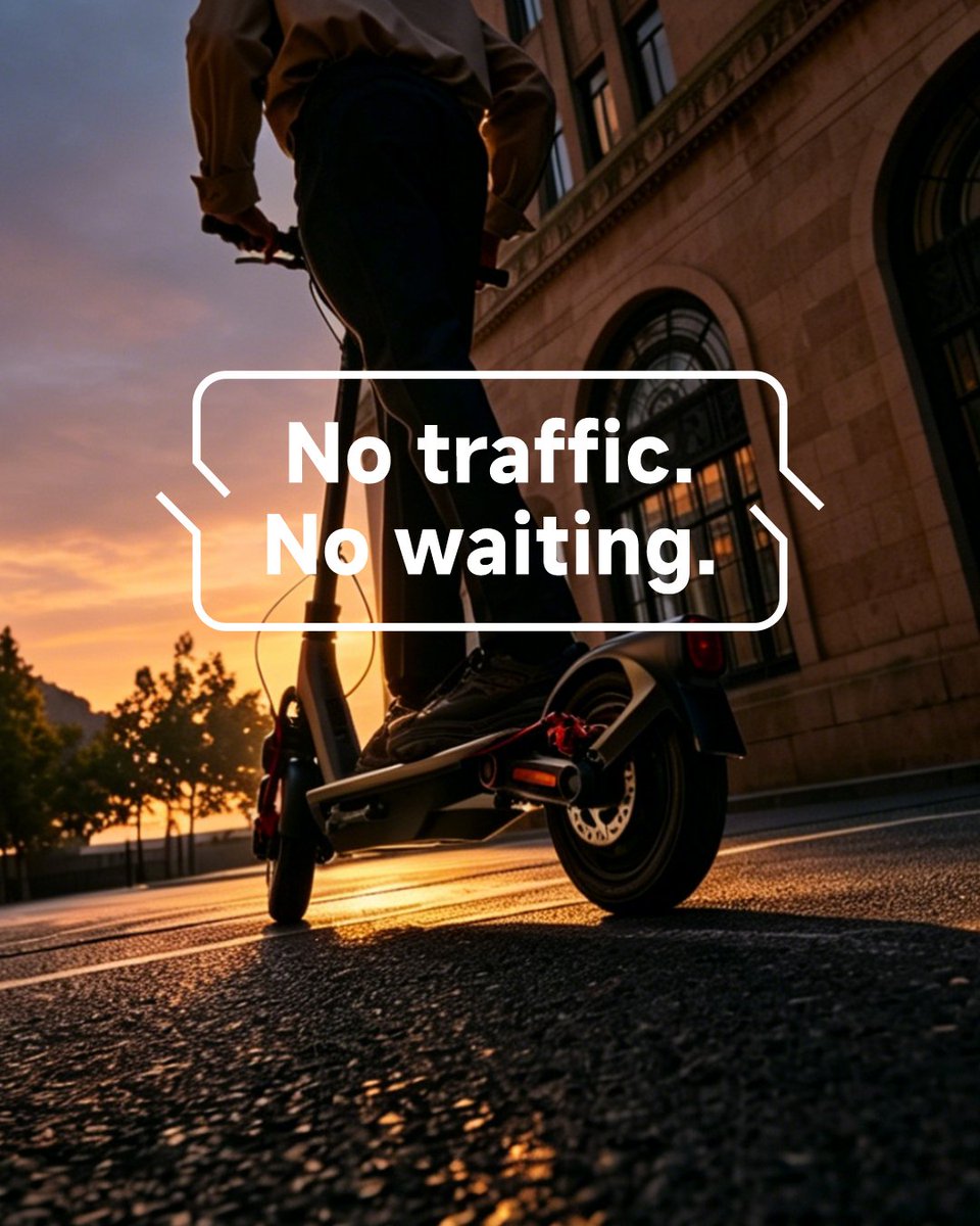 Segway's tweet image. Rush hour doesn’t have to feel like this.
Sometimes it’s just about moving differently.

What’s your commute like?

#Segway #DailyCommute
