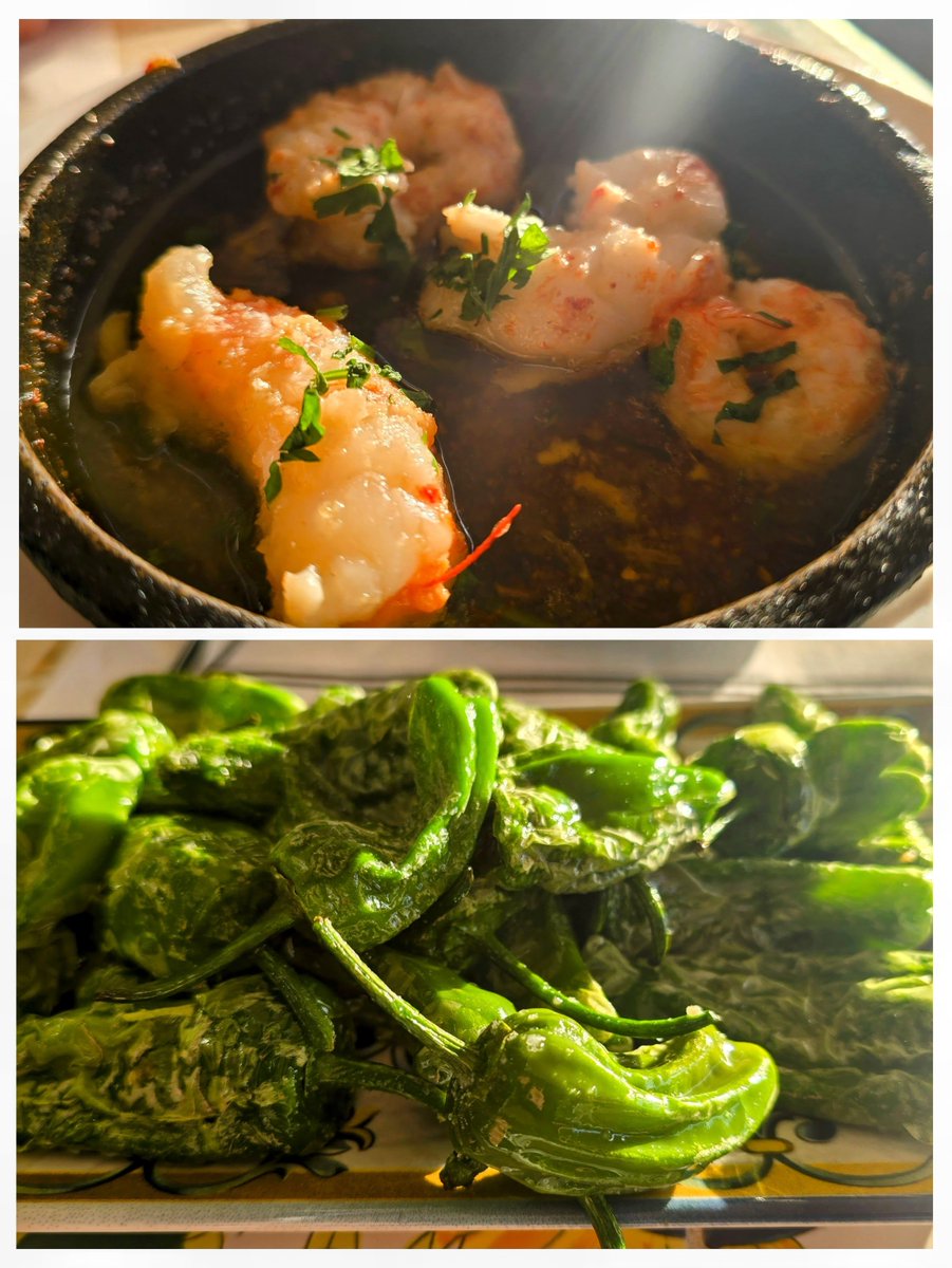 bigphil321's tweet image. Fantastic night out tonight 👍🍹🕺
Superb tapas; Canary potatoes, garlic prawns, meatballs, padron peppers, &amp;amp; a great dessert to share🦐🧆🌶️🫑🥔🇪🇸
Met some amazing people, had a great laugh, from Nice🇫🇷 Devon &amp;amp; Newcastle 💙
Wendy, gorgeous &amp;amp; on form as always 🥰😍 #perfect