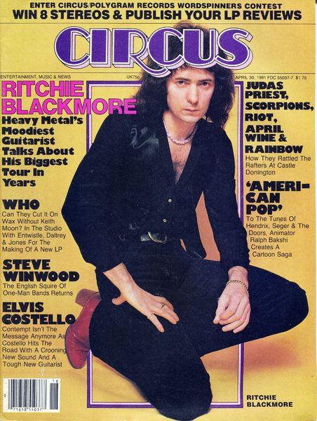 markweissguy's tweet image. Happy Birthday @TheRealRitchieB  April 14, 1945.
As a teenager reading Circus, I had always dreamed about having a studio portrait on the cover. #RitchieBlackmore was my first photo to get the full cover.  #Rainbow
For prints, Rocked mag, The Decade That Rocked- link in bio