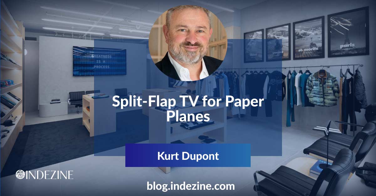 DillyKorn's tweet image. Split-Flap TV for Paper Planes: Conversation with Kurt Dupont @PresentationPnt @Indezine @splitflaptv @planes #KurtDupont #DigitalSignage blog.indezine.com/2023/12/split-…