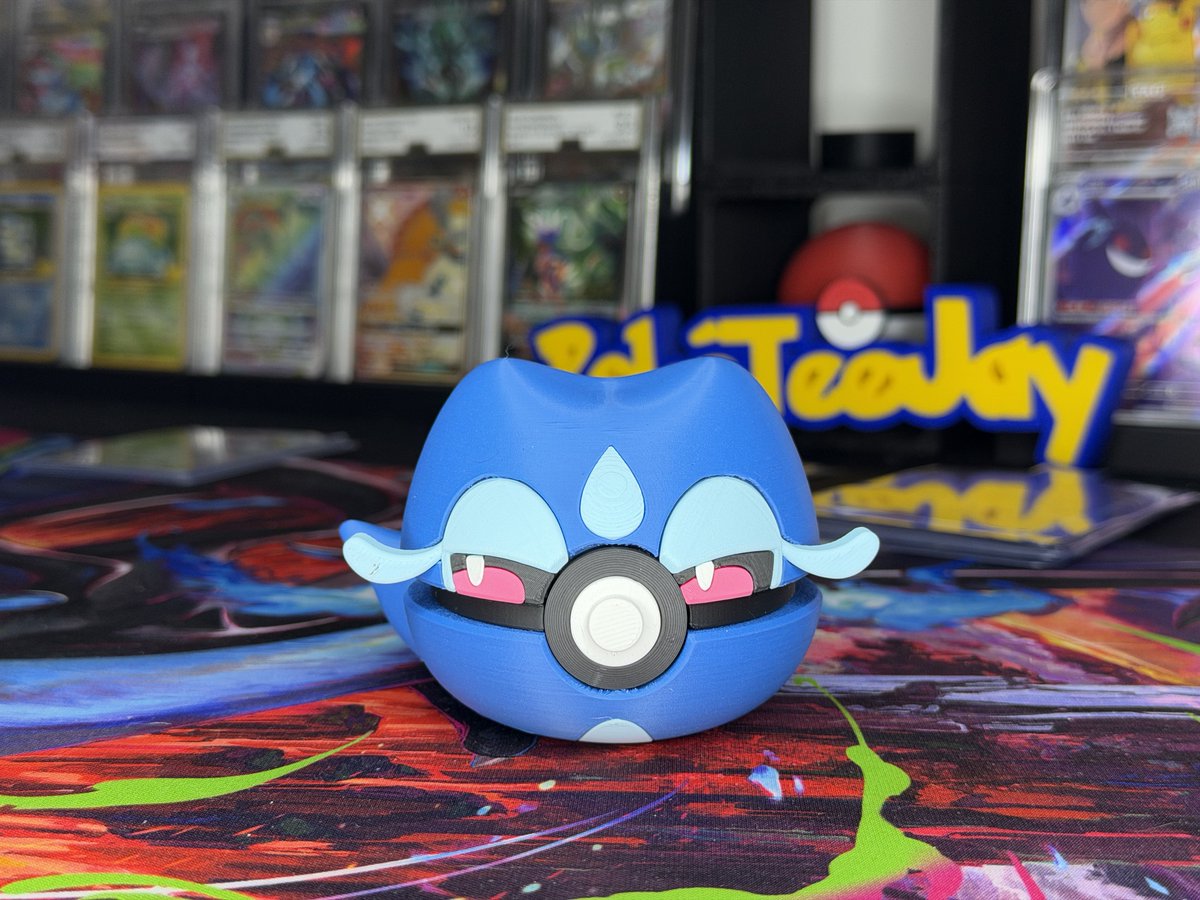 PokeTeeJay's tweet image. Gecqua 🦎 💧 
#Pokemon #3DPrinting
