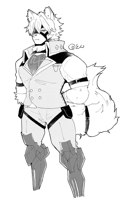 🐺さん練習〜
フィギュアの画像見ながら描いたー 
