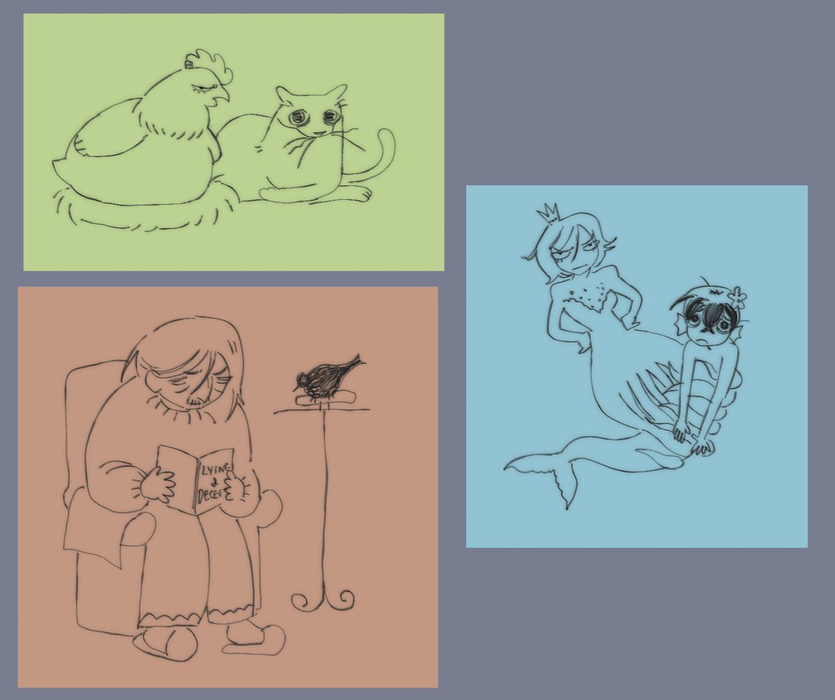 eggsplode's tweet image. they would be coworkers in every universe #lcb1 #lcb12