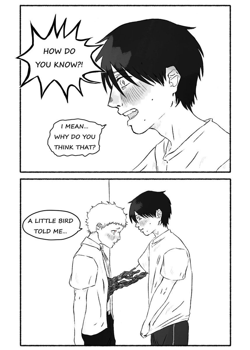 I redrawn my old yoshikaru comic because tiktok deleted it twice but anyway YOSHIKI AND “HIKARU” (not gays☝️☝️☝️)

#光が死んだ夏 #TheSummerHikaruDied