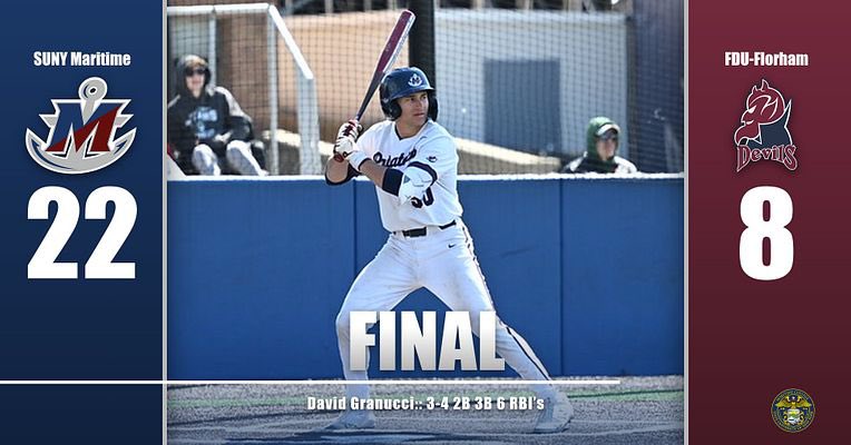 The bats stayed hot in New Jersey as the Privateers took down FDU Florham on the road!!! The boys scored 22 runs on 20 hits including a 10-run fourth inning to break it open.
