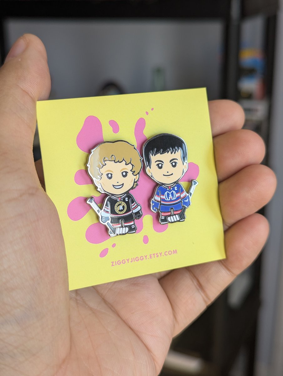 CharaPins's tweet image. Hi guys! These lil' Hockey Lovers pins from the 'Rivals in Heat' kickstarter are now available at my Etsy shop! If you missed out on the discounted pre-sales, now's your chance to buy the leftovers! I got about only 20 sets left. 🔥🏒💙 

Listing here: ziggyjiggy.etsy.com/listing/448865…