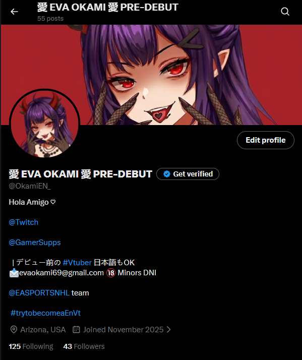 愛 EVA OKAMI 愛 PRE-DEBUT 🍒 tweet media