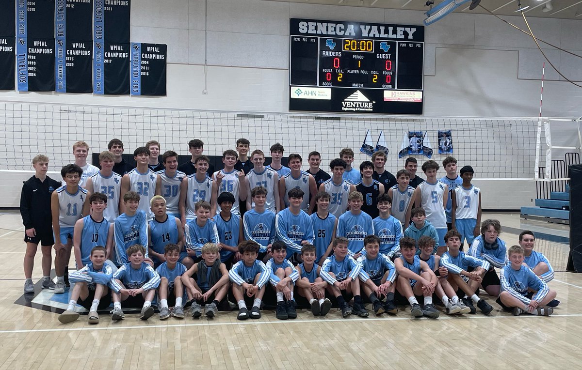 Thanks to all those who came out to celebrate our Middle School Volleyball Recognition Night in-between our JV and Varsity match! It’s always fun celebrating the future Raiders!