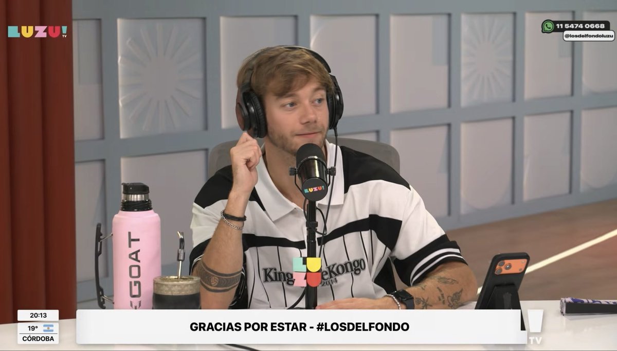 me encantó verte en #losdelfondo <a href="/nachoo_cp/">ce pe</a>. primera vez que veo el programa, me reí mucho. ojalá te inviten nuevamente pronto ❤️🙌🏻