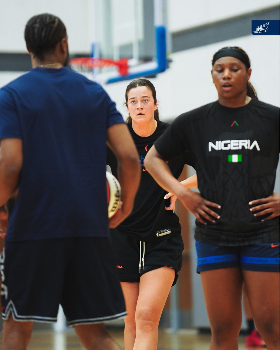 DallasWings's tweet image. Already in the lab 🧪