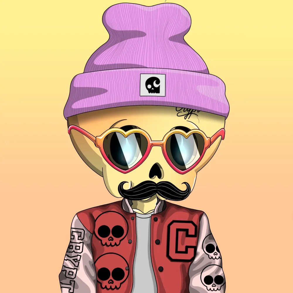 Vickilicious10's tweet image. Couldn’t resist picking up these two OG @cryptsocialclub ❤️😎💀

#NFTCollection