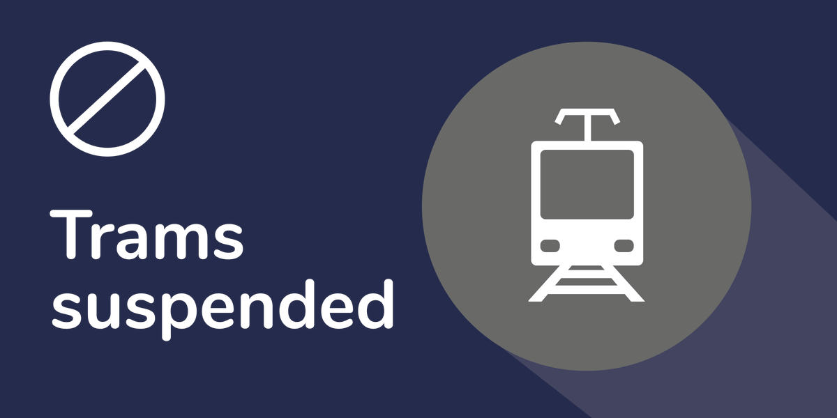 Translink_QLD's tweet photo. Trams travelling in both directions are suspended between Cavill Avenue to Broadbeach South due to a customer requiring medical assistance. Buses are being arranged to get you moving again. https://t.co/4PnWAWFr1v #TLAlert #Glink https://t.co/NbJPzRxU0P