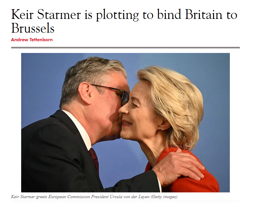 SpectatorOz's tweet image. Keir Starmer never learned what the word 'no' means. That is what we are left to believe after Labour unveiled its plan to bind Britain to Brussels expressly against the results of the referendum.

Starmer promised #BREXIT was safe.

So much for Labour promises.

Article |