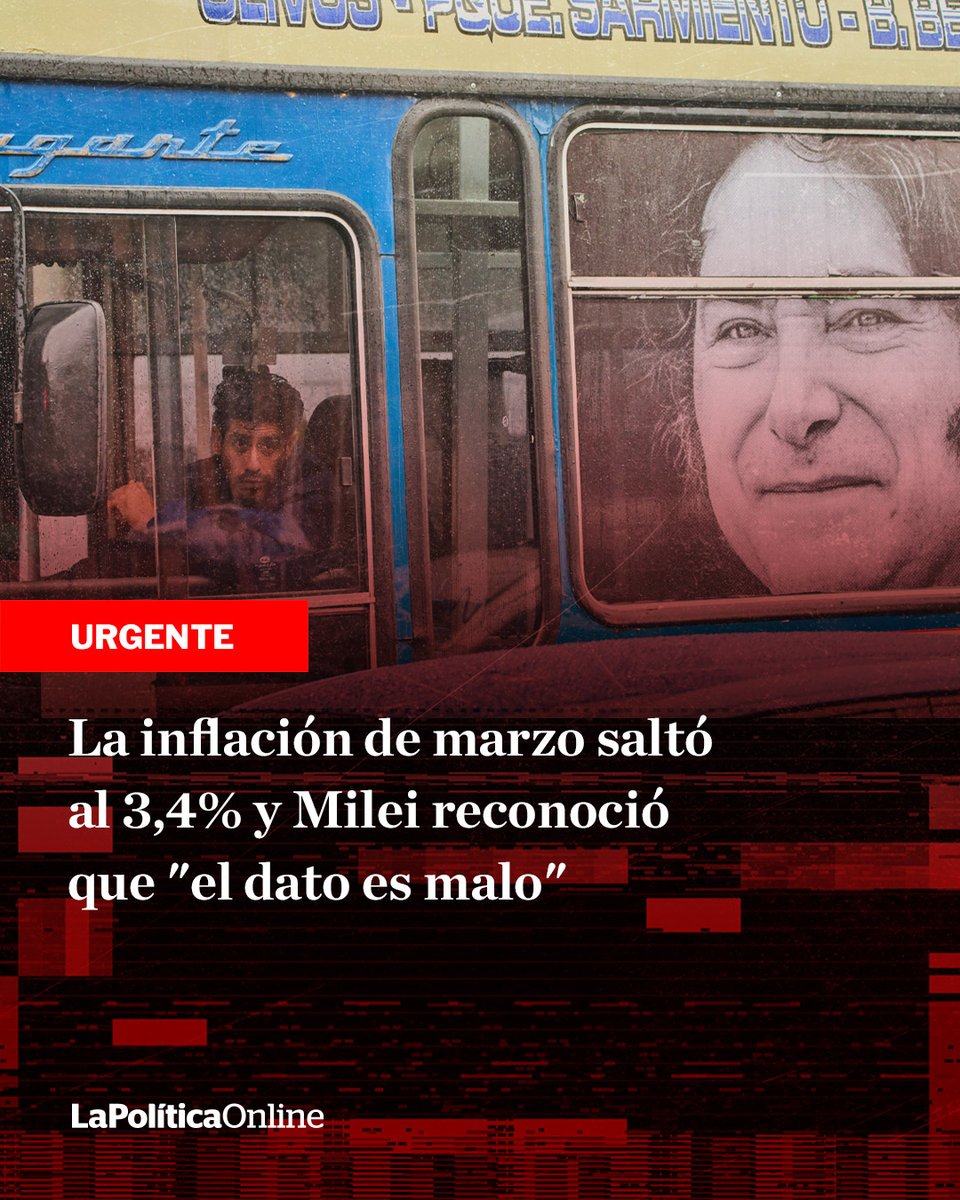 🔴Urgente | La suba de precios acumula diez meses consecutivos y esperan un registro similar para abril. Con el índice nuevo hubiera marcado cerca del 4%.
[lapoliticaonline.info/41DFw5s]