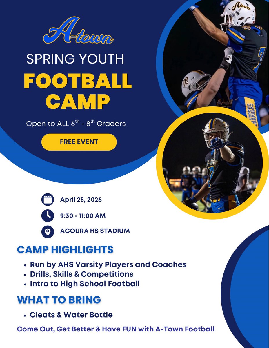 Agoura High School Football tweet media