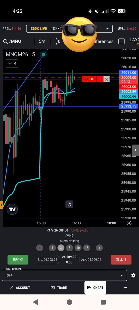 Stackznetworkin's tweet photo. @Topstep almost blown live account from full porting , maybe this week or next week I can start over or be done trading them since they stop u from sizing and take 80 percent of your balance when u go to live account so 7 days I made 50k and just taking a trade now and closin app https://t.co/cU9n7vBKiT