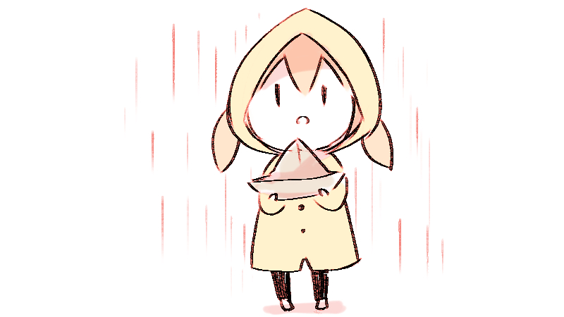 きょーあめふるのー?やだー☔ 