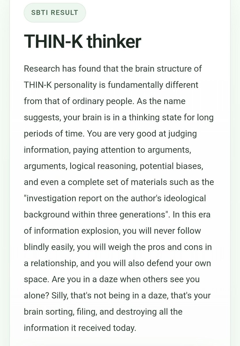 everydayzlh's tweet photo. •041526• zhang linghe supertopic reply 💌

a walnutz asked #zhanglinghe to check his SBTI personality and he got the "thinker" type as result~ this is a parody test of MBTI one😅 while his MBTI is ISTP😉 https://t.co/hoBejd9gp1